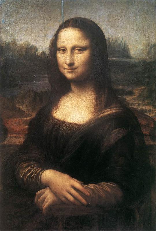 LEONARDO da Vinci Female head (La Scapigliata)  wt Norge oil painting art